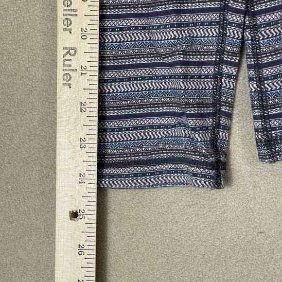 prAna Hoodie Mens M Multicolor‎ Striped Dweller Terry Knit Regular Fit Pullover - Picture 5 of 13